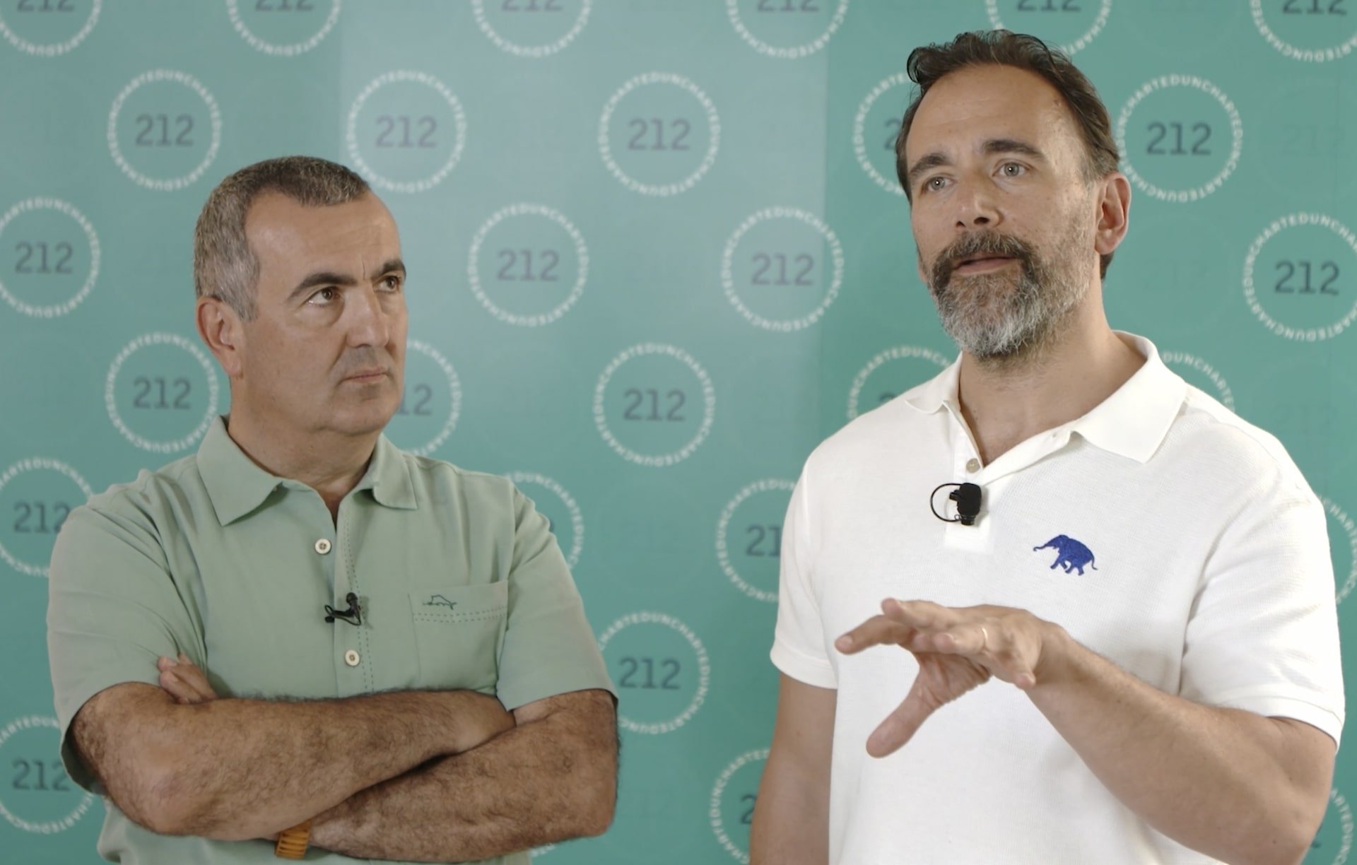 Numan Numan (L) and Ali Karabey, the founding partners of 212.