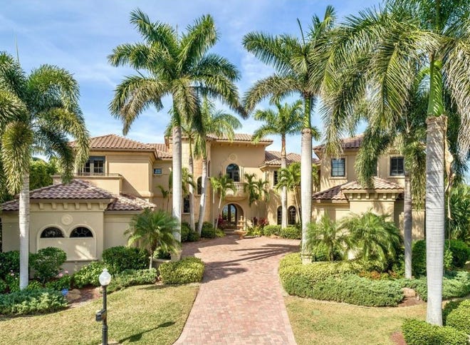 This was the most expensive home sold in Lee County in January of 2022. Located in the Edgewater sub-division in Fort Myers, it sold for $6,000,000.