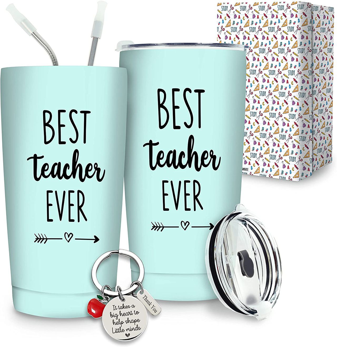 SANDJEST Teacher Tumbler