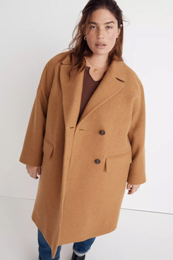 Madewell Plus Haydon Coat in Insuluxe Fabric